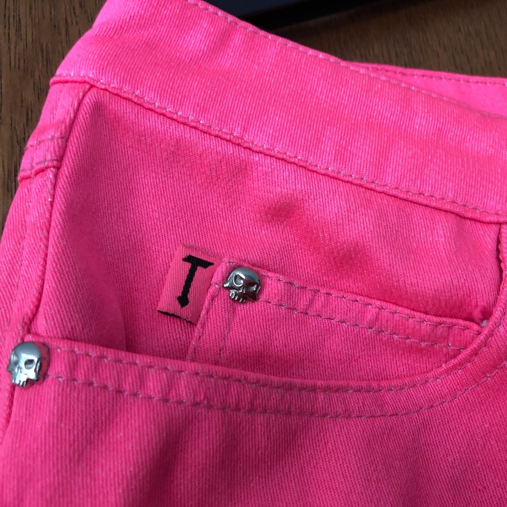Neon Pink Tripp NYC Skinny Jeans